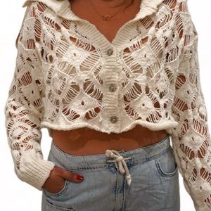 SOLD Free people knit cardigan
